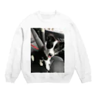 ボーダーコリーのゆうちゃんのボーダーコリーのゆうちゃん Crew Neck Sweatshirt