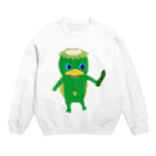 おばけ商店のおばけスウェット＜でっかい河童＞ Crew Neck Sweatshirt