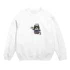 vusaNeko0530のカフェウェイトレスねこ Crew Neck Sweatshirt