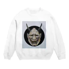 永久凍土の国の白夜の般若 Crew Neck Sweatshirt