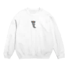 モグラノアナのウーパールーパーのコロ(♂) Crew Neck Sweatshirt