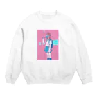 Tokuma Strangeの対コロナ女子高生 Crew Neck Sweatshirt