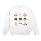 まっふるのドットキンカブラザーズ Crew Neck Sweatshirt