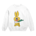 たぬきゅんショップの風邪のひきはじめ Crew Neck Sweatshirt