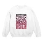 たにみと死の淵のおしゃ霊合星人 Crew Neck Sweatshirt