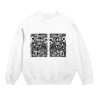 たにみと死の淵の派生霊合星人 Crew Neck Sweatshirt