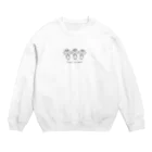 かっぱちゃんの日常のかっぱちゃん三兄弟（かっぱだいすき） Crew Neck Sweatshirt