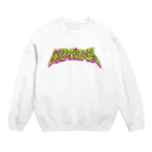 はらやきりの念慮ピンクグリーン Crew Neck Sweatshirt