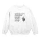 onehappinessのシェルティ　後ろ姿 Crew Neck Sweatshirt