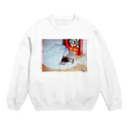 jordanniのlittle shopのSleeping Fire - Kiki Crew Neck Sweatshirt