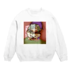 ひなたぐらしのぎゅっとクッション小人さん Crew Neck Sweatshirt