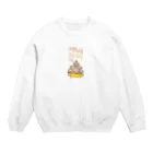 おじじなるらぶの🍞🌮総員配置につけ‼コロナをやっつけろ‼ Crew Neck Sweatshirt