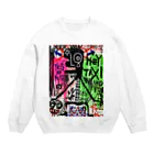 Tomoya Satoのextreme scream Crew Neck Sweatshirt