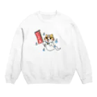 楽猫楽描しげ屋のうニャめし屋 Crew Neck Sweatshirt