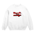 Rough  treeのロゴロゴ Crew Neck Sweatshirt