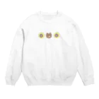 yunyunuのゆるくま Crew Neck Sweatshirt