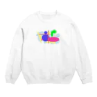 きゃんぬファクトリーのうちゅぅ Crew Neck Sweatshirt