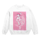 Atto_mmyのユメみるオトメちゃん Crew Neck Sweatshirt