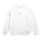 plums GOODSのplums 青字ロゴ Crew Neck Sweatshirt