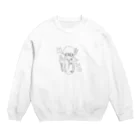 geruart25のコンニチワ Crew Neck Sweatshirt