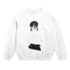 B.B’s shopのベレー帽のおんなのこ。 Crew Neck Sweatshirt