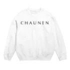 風天工房のCHAUNEN（ちゃうねん）黒 Crew Neck Sweatshirt