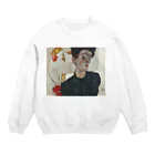 art-standard（アートスタンダード）のエゴン シーレ（Egon Schiele） / 自画像（Self-Portrait with Physalis） 1912 Crew Neck Sweatshirt