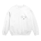 あひるちゃんのあひる×いぬ　テニス　ポイント Crew Neck Sweatshirt