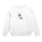 Jin OnozakiのDaydreaming girl 02 Crew Neck Sweatshirt