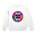 ART LUMBARのBUTTON WORLD Crew Neck Sweatshirt