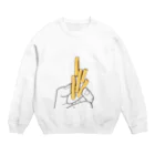 もってぃーずのシックに「バランス・ド・芋けんぴ」 Crew Neck Sweatshirt