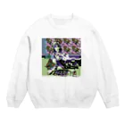 お茶の間デジタルKIDSの夢見るたこやき機 Crew Neck Sweatshirt