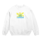 一富士かめ-Ichifuji Kame-のしゃいんますかっと Crew Neck Sweatshirt