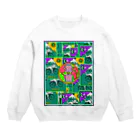 PSYCHEDELIC ART Y&Aのかくせい！ Crew Neck Sweatshirt