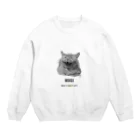 むぎおがたのむぎおがたWhat a crazy cat!! Crew Neck Sweatshirt