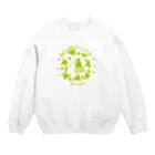 kuralica WAKUWAKU storeのWAKUWAKUサーカス/グリーン Crew Neck Sweatshirt