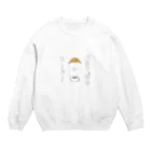 o-mori／おおもりのクロワッサンとコーヒー Crew Neck Sweatshirt