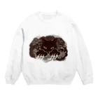 tomidoronの爪が稲妻　灰色 Crew Neck Sweatshirt