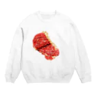 魚肉販売所の生肉さん Crew Neck Sweatshirt