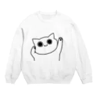 つぶあんの【踊】自由な猫 Crew Neck Sweatshirt