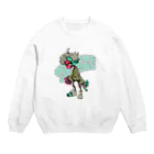 かーとぅーんのビビッドZOMBIE Crew Neck Sweatshirt