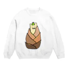 2Dうさぎの2Dうさぎ たけのこ Crew Neck Sweatshirt