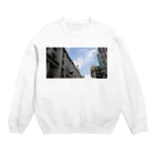 月華の上海南京路旧租界地的風景〜Paysage de l'ancienne zone de concession sur la route de Nanjing, Shanghai〜 Crew Neck Sweatshirt