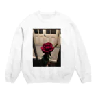 meruand1023の薔薇バラ Crew Neck Sweatshirt