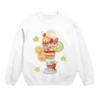 だてちゃんのラッコとパフェ Crew Neck Sweatshirt