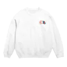 Q_by_LivesenseのキューくんVaporwave  Crew Neck Sweatshirt