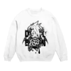 デヴィルブレイン通販部SUZURI店のDEVILBRAIN Crew Neck Sweatshirt