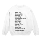 H.sapiensの人体レシピ Crew Neck Sweatshirt