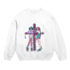 ♨️ホカホカおちゃ♨️の十字架乙女シリ〜ズ Crew Neck Sweatshirt