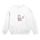 t.moeのいまは充電ちゅう Crew Neck Sweatshirt